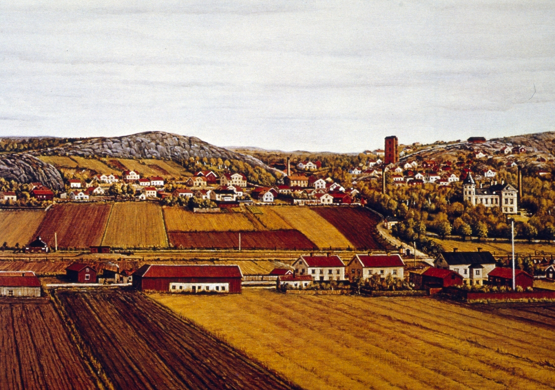 Kvarnbyn 1890 av Knut Berg.