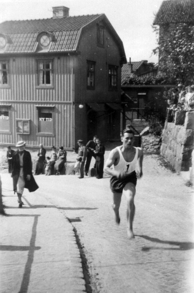 Löptävling Kvarnbyn 1938.