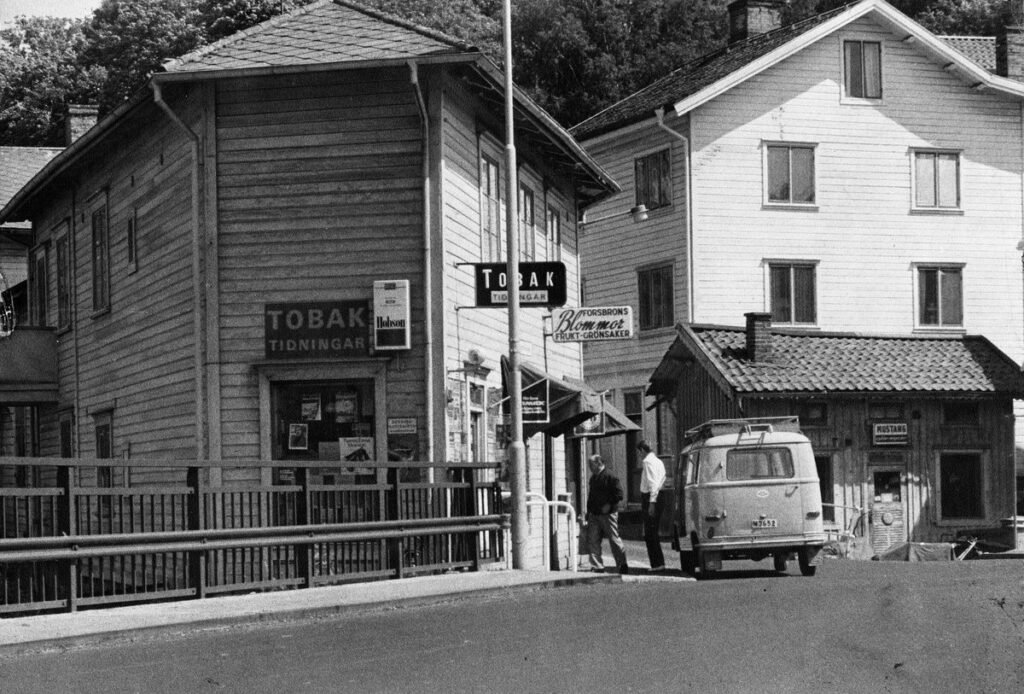 Kvarnbyn Forsebron 1973. Foto: KG Johansson.